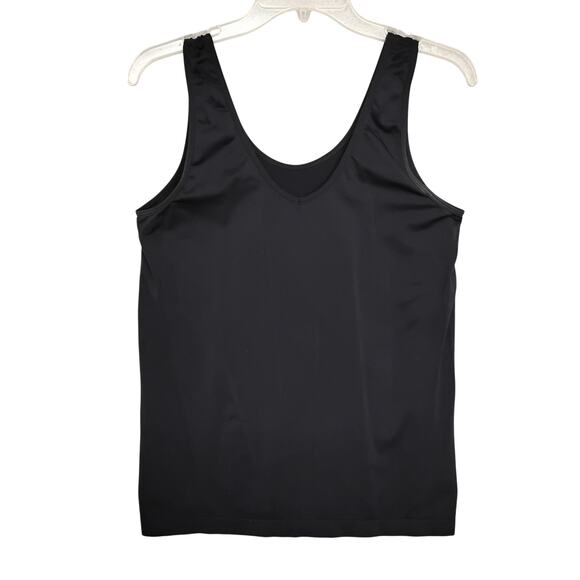 Ellen Tracy Essentials Tank Top / Undershirt Size XXL Black Stretchy Sleeveless - Picture 1 of 6
